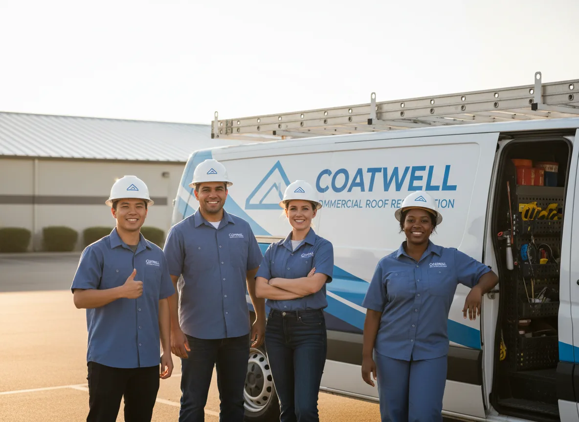 Commercial roof coating company in Ryde, CA